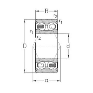 angular contact thrust bearings 3202-B-2Z-TV NKE