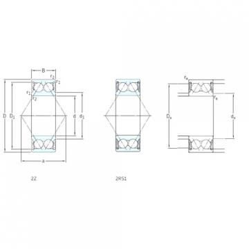 angular contact ball bearing installation E2.3208A-2Z SKF