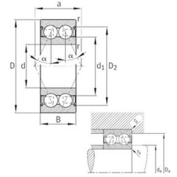 angular contact thrust bearings 3306-B-2Z-TVH FAG