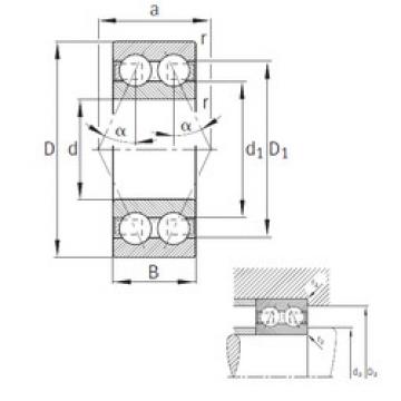 angular contact thrust bearings 3211-B-TVH FAG