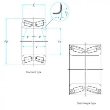 angular contact ball bearing installation DU4788-2LFT KOYO