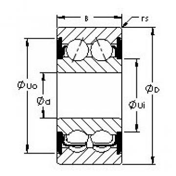 angular contact thrust bearings 5306-2RS AST