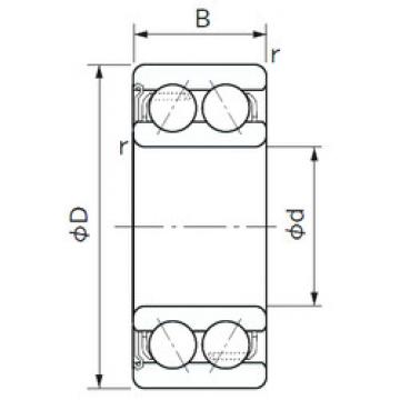 angular contact thrust bearings 5203AZ NACHI