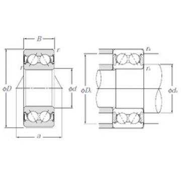 angular contact thrust bearings 5306SCLLM NTN