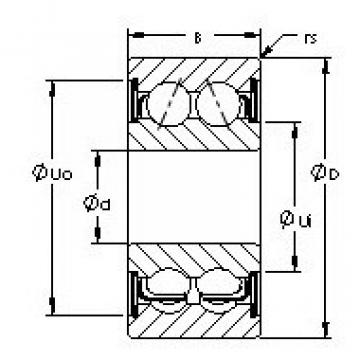 angular contact thrust bearings 5203ZZ AST