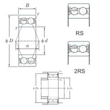 angular contact thrust bearings 5205-2RS KOYO