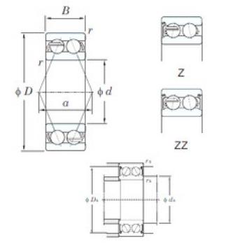 angular contact thrust bearings 5212ZZ KOYO