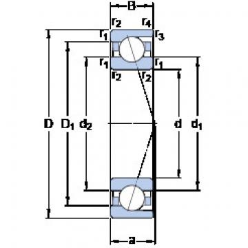 angular contact ball bearing installation 727 ACD/HCP4A SKF