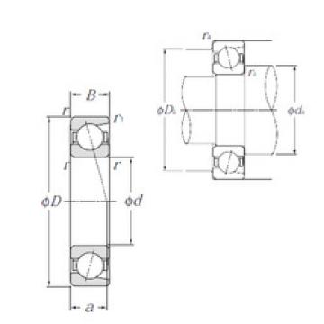 angular contact ball bearing installation 7301 NTN