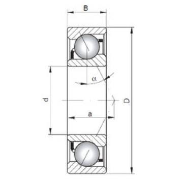 Angular Contact Ball Bearings 7217 B CX