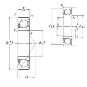 angular contact ball bearing installation 7940 C NSK