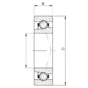 angular contact thrust bearings 71810 C ISO