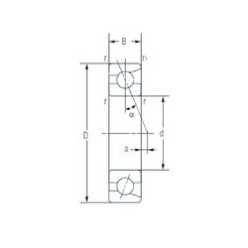 Angular Contact Ball Bearings 7209C NACHI