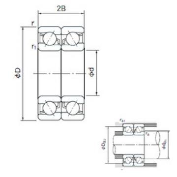 angular contact thrust bearings 7011CDB NACHI