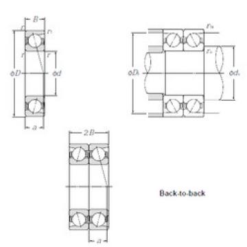 angular contact ball bearing installation 7301BDB NTN