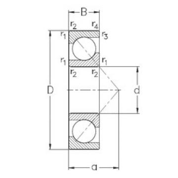 angular contact ball bearing installation 7302-BE-TVP NKE