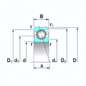 angular contact ball bearing installation 7928CTRSU NSK