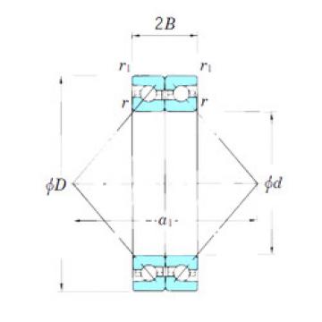 angular contact ball bearing installation ACT009BDB KOYO