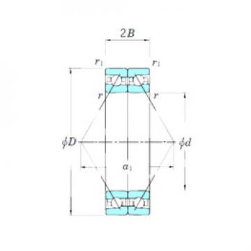 angular contact ball bearing installation ACT024DB KOYO