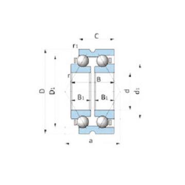 angular contact ball bearing installation BD130-16WSA NTN