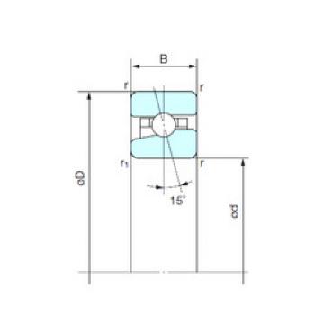 angular contact ball bearing installation BNH 009 NACHI