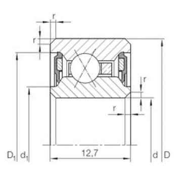 angular contact ball bearing installation CSXU 040.2RS INA