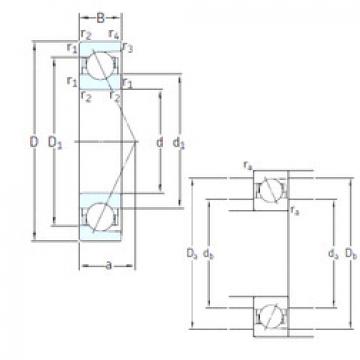 angular contact ball bearing installation E 207 7CE1 SNFA