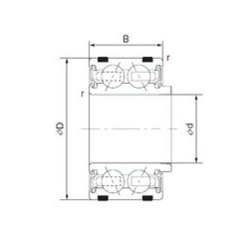 tapered roller bearing axial load EC-DF1160LUALACS40PX1/L325 NTN