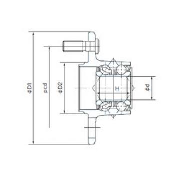 angular contact ball bearing installation F36BVV11-5 NACHI