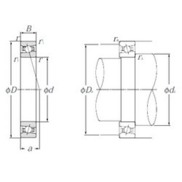 angular contact ball bearing installation HSB917C NTN