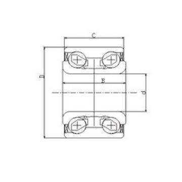 angular contact ball bearing installation IJ111003 ILJIN