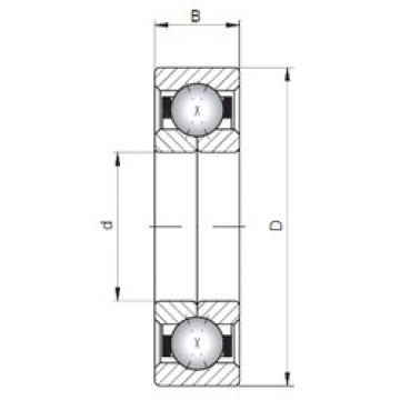 angular contact ball bearing installation QJ1007 ISO