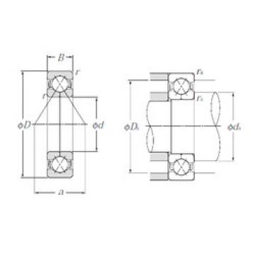 angular contact ball bearing installation QJ212 NTN