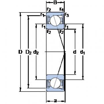 angular contact ball bearing installation S7000 ACD/HCP4A SKF