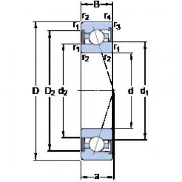 angular contact ball bearing installation S7001 CE/HCP4A SKF