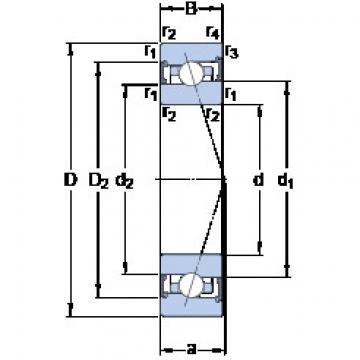 angular contact ball bearing installation S7006 CB/P4A SKF