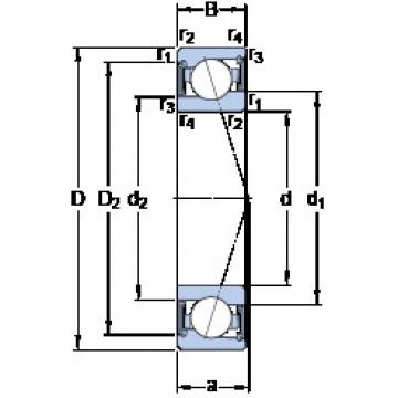 angular contact ball bearing installation S71908 CE/P4A SKF