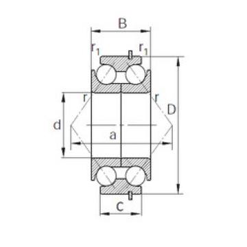 angular contact ball bearing installation SDA0103 KBC