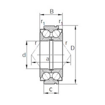 angular contact ball bearing installation SDA0109 KBC