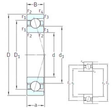 angular contact ball bearing installation SEA10 /NS 7CE3 SNFA