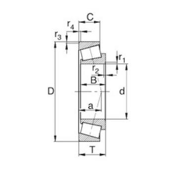 tapered roller bearing axial load HM89446/HM89410 KBC