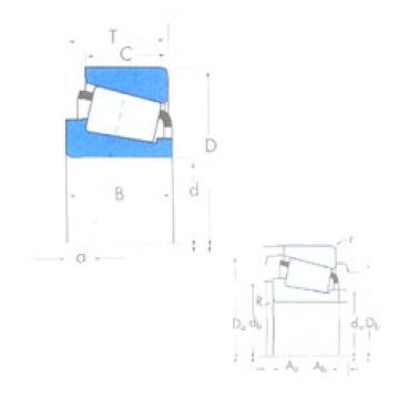 tapered roller bearing axial load 88925/88126 Timken