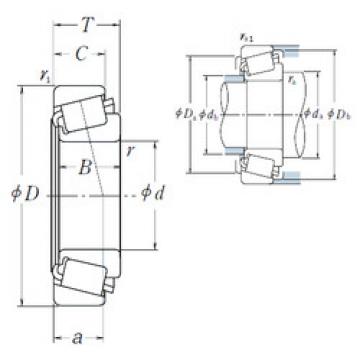 tapered roller bearing axial load 99587/99100 NSK