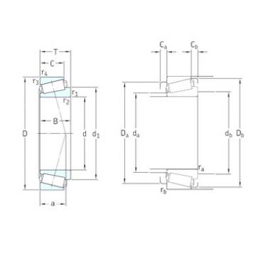 tapered roller bearing axial load JLM104948AA/910AA/Q SKF