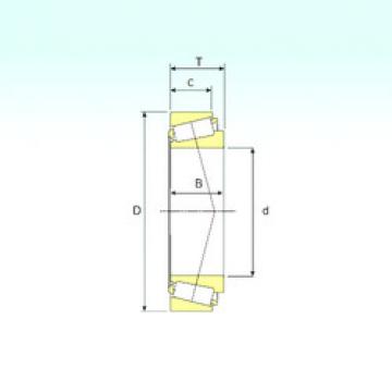 tapered roller dimensions bearings 33112 ISB