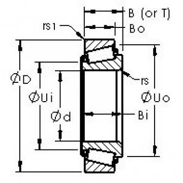 tapered roller bearing axial load HM807048/HM807010 AST