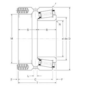 tapered roller thrust bearing 100035/100080P Gamet