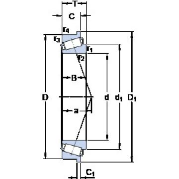 tapered roller dimensions bearings 33113 R/Q SKF