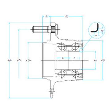 tapered roller bearing axial load ZA-30BWK21 D-Y-A-01 E NSK