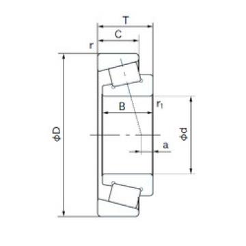 tapered roller bearing axial load QT29 NACHI